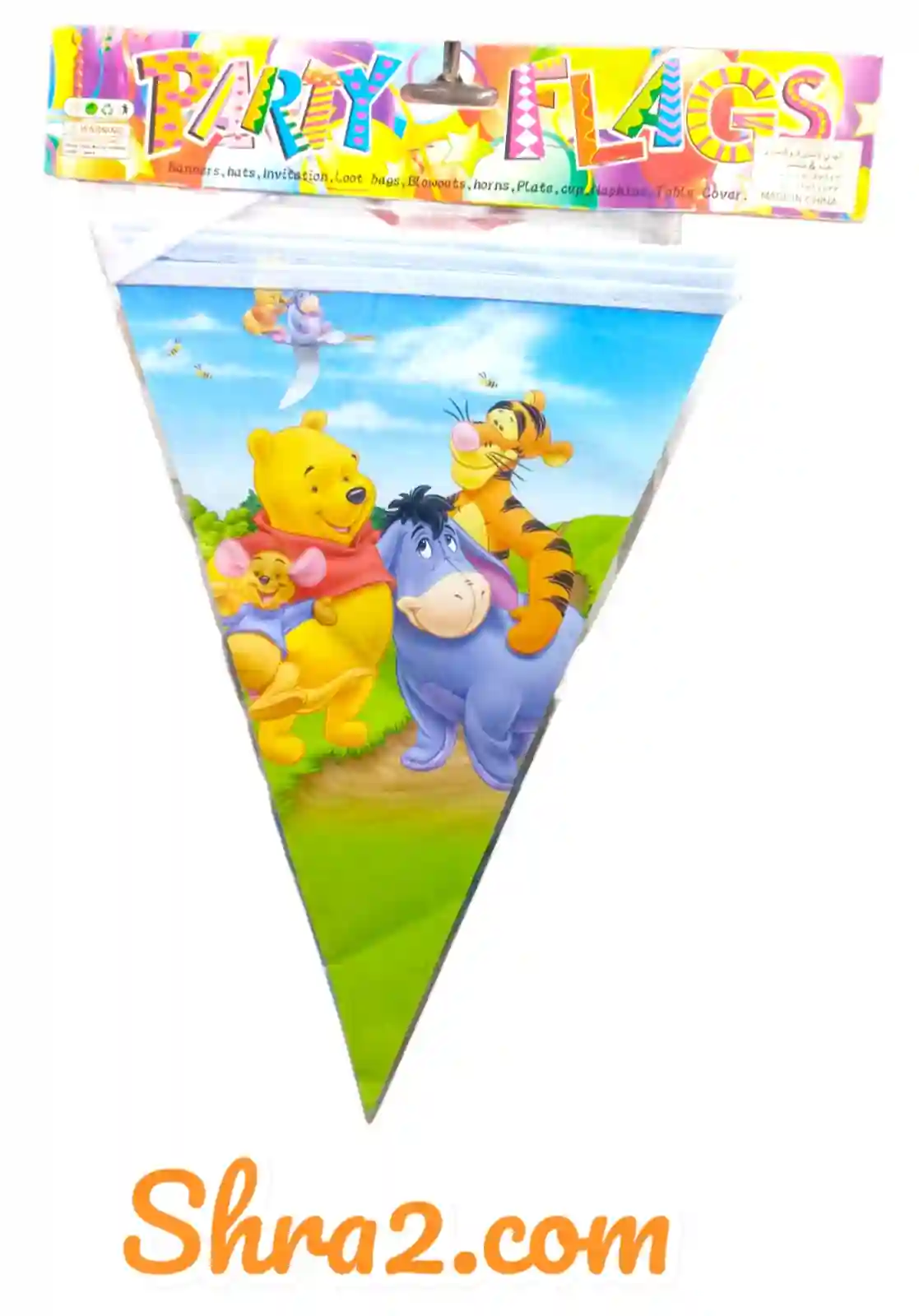 بانر زينه ورق كرتون شكل وني ذا بو  3متر